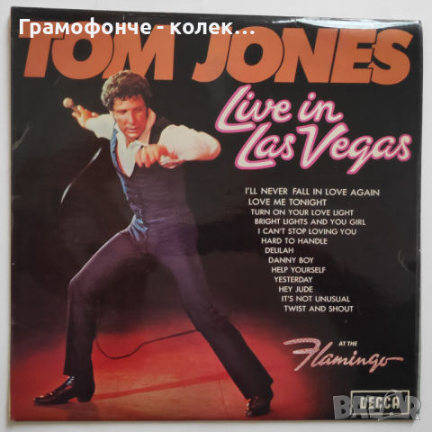 Tom Jones – Live In Las Vegas - Том Джонс - Delilah, Turn On Your Love Light, Hey Jude, Yesterday др