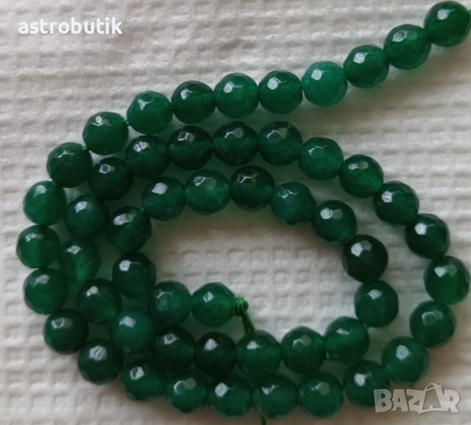 Мъниста фасетиран смарагд 6мм., снимка 4 - Други - 40603812
