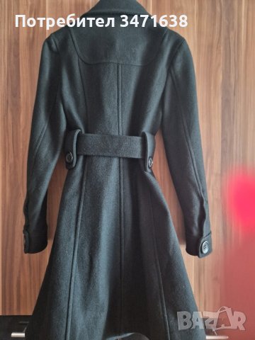 Дамско вълнено палто, S размер , снимка 4 - Палта, манта - 41897377