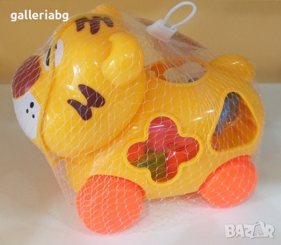 Сортер количка, тигърче, тигър с формички, снимка 3 - Образователни игри - 41403859