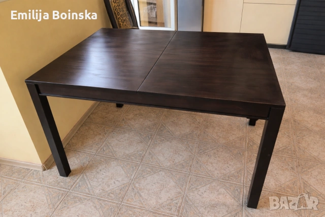 Трапезен комплект – маса + столове, снимка 2 - Маси - 53695687