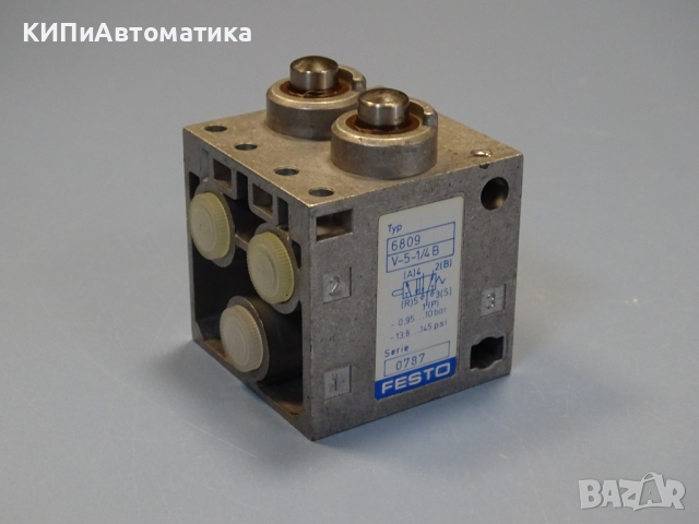 пневматичен изключвател Festo 6809 V-5-1/4 B stem actuated pneumatic limit valve, снимка 1 - Резервни части за машини - 44601118