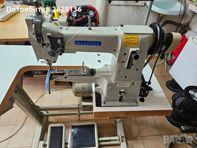 Ръкавна машина троен транспорт внос от Италия. 