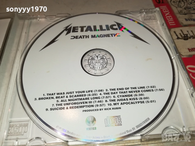 metallica cd 2610250846, снимка 4 - CD дискове - 52182880