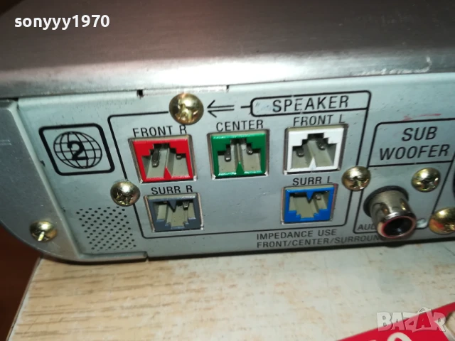 SONY HCD-SC8 CD/DVD RECEIVER S-MASTER ALUMINIUM-ВНОС SWISS 0606251124, снимка 9 - Ресийвъри, усилватели, смесителни пултове - 50571665