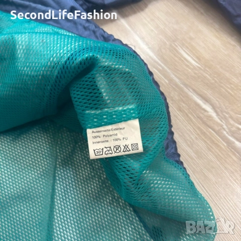 Мъжко яке ветровка Team American с 1/2 цип и качулка размер M, снимка 8 - Якета - 52469727