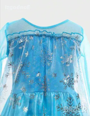 5г, 7г Карнавална рокля Елза и Ана Замръзналото кралство Frozen, снимка 4 - Детски рокли и поли - 49786923