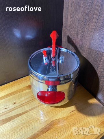 Fackelmann тенджера под налягане от нераждаема стомана 7 литра, снимка 8 - Съдове за готвене - 40653572