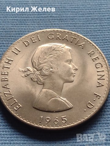 Монета 1965г. Кралица Елизабет втора , ЧЪРЧИЛ за КОЛЕКЦИЯ 36588, снимка 1 - Нумизматика и бонистика - 42711327