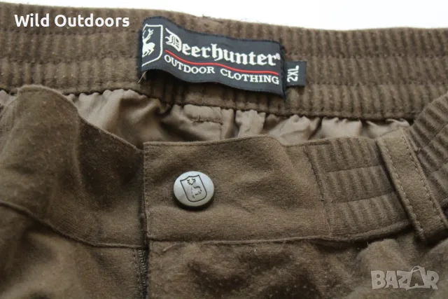 DEERHUNTER Avanti trousers - ловен панталон с мъхеста материя, размер XXL, снимка 3 - Екипировка - 56107544