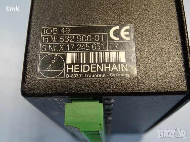 Модул HEIDENHAIN IOB49 за управление на CNC машина, снимка 4 - Резервни части за машини - 34162651