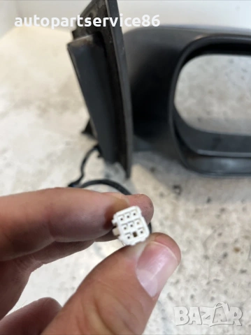 Предно дясно огледало за крило синьо за Mazda CX-7 2.3t RHD (2011), снимка 2 - Части - 53624623