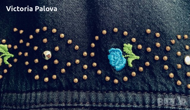 Скъпа рокля Италия деним BIANCA MARIA CASELLI, снимка 7 - Рокли - 41561847