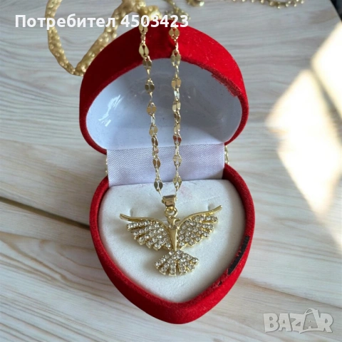 Колие от медицинска стомана, снимка 2 - Колиета, медальони, синджири - 53454446