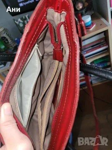 Дамска чанта от естествена кожа, снимка 5 - Чанти - 50016356