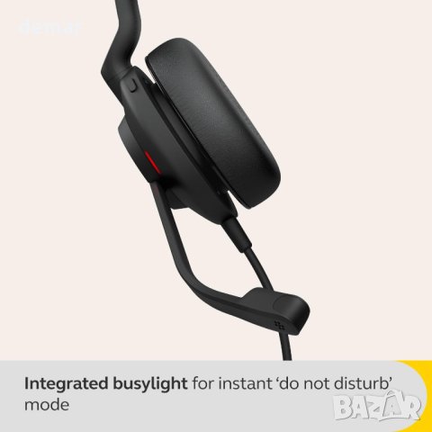 Jabra Evolve2 30 SE Кабелни шумопотискащи стерео слушалки с 2 микрофона, снимка 9 - Слушалки и портативни колонки - 44385215