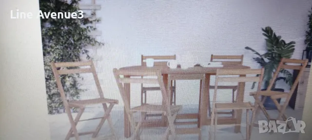 Градинска маса, 130x90x72 см, акация масив, снимка 8 - Маси - 49979171