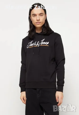 Суитчър с качулка Jack&Jones Olive мъжки, снимка 6 - Суичъри - 56319076
