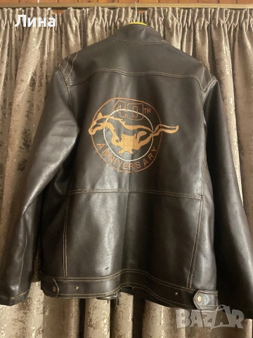 Мъжко кожено яке 100%Pelle, снимка 2 - Якета - 53774297