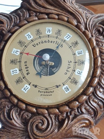 Голям барометър, снимка 8 - Антикварни и старинни предмети - 40958073