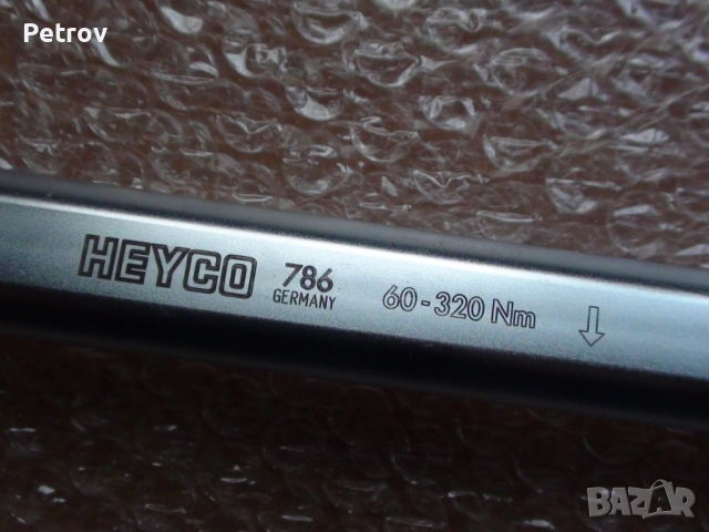 HEYCO 786 - MADE IN GERMANY - 1/2" ПРОФЕСИОНАЛЕН ВИСОКОКАЧЕСТВЕН Динамометричен Ключ 60 - 320 Nm !!!, снимка 15 - Гедорета - 52396251