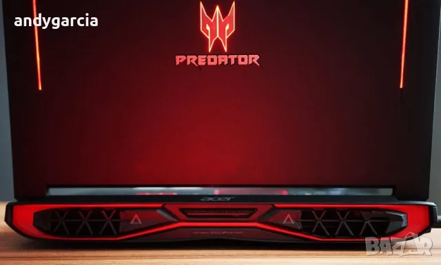 Acer Predator 17X/Core i7-7820HK/NVIDIA GeForce GTX 1080 8GB/16GB RAM/256GB SSD+1TB/17.3 UltraHD 4K, снимка 2 - Лаптопи за игри - 56084605