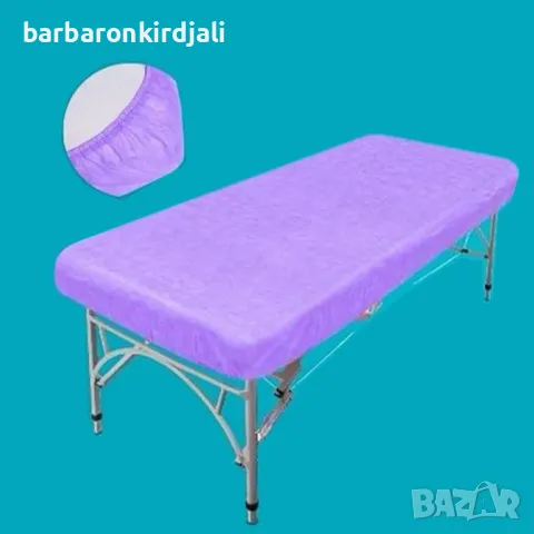 Чаршаф с цял ластик Лилав - 80 х 220