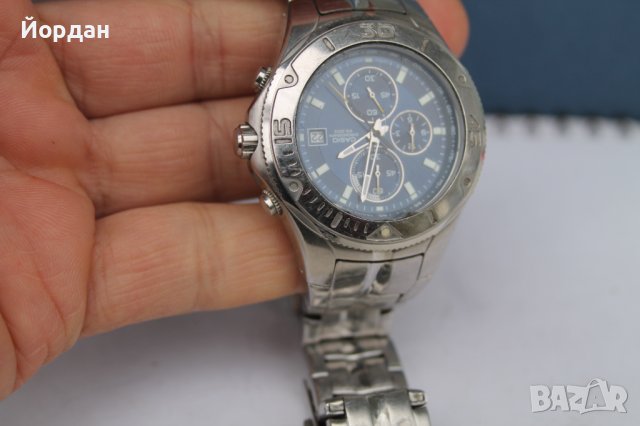 Часовник ''Casio chronograph wr200 m'' 43 мм, снимка 5 - Мъжки - 38687009