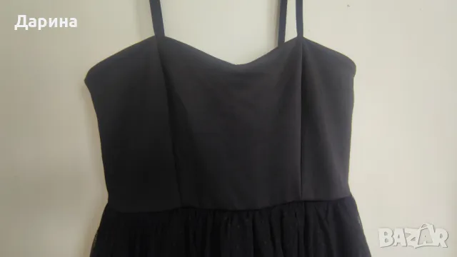 Черна лятна рокля Stradivarius, снимка 2 - Рокли - 50182026