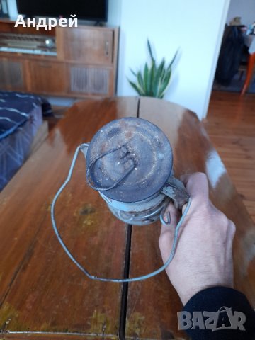 Стар газен фенер #3, снимка 5 - Антикварни и старинни предмети - 39827017