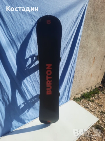 Сноуборд   156Wсм.BURTON PROGRESSION, WIDE с автомати. , снимка 7 - Зимни спортове - 53282725