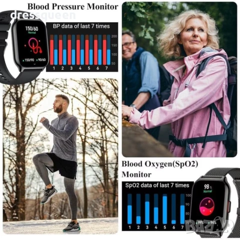 4605 Смарт часовник TechONE Wand Pro: До 30 дни автономност и пълна свобода с безжично зареждане, снимка 5 - Мъжки - 53638762