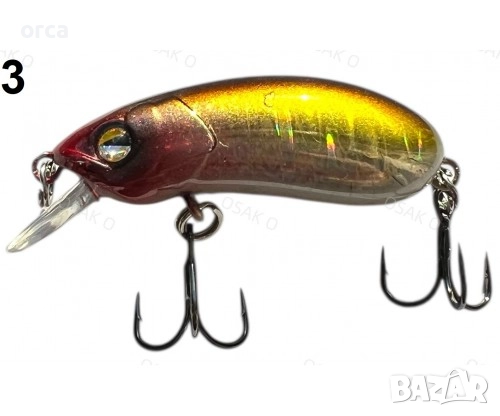 Воблер OSAKO CC35 Floating 35 mm – повърхностен воблер за хищници, снимка 3 - Такъми - 51888043