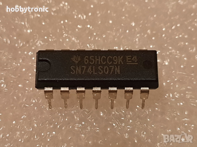 SN74LS07N DIP14 HEX Buffer 30V OC, снимка 1 - Друга електроника - 36131683