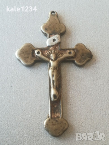 Старо кръстче. 1920г. Разпятието. Автентично. Исус Христос. Кръст.  Много старо, снимка 2 - Антикварни и старинни предмети - 36191269