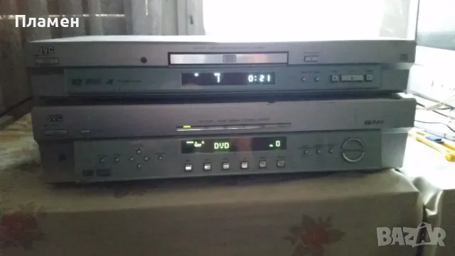 Усилвател Ресийвър JVC RX-E111 и DVD JVC XV-E111, снимка 1 - Плейъри, домашно кино, прожектори - 47916089