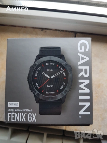 Garmin Fenix 6x Sapphire 51мм, снимка 8 - Garmin - 53019948
