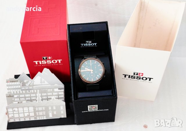 TISSOT PR 100 CHRONOGRAPH T101.417.23.061.00 мъжки часовник чисто нов, снимка 8 - Мъжки - 41246147