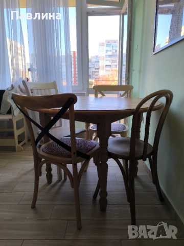 Трапезна маса с 4 стола, снимка 10 - Маси - 52264525