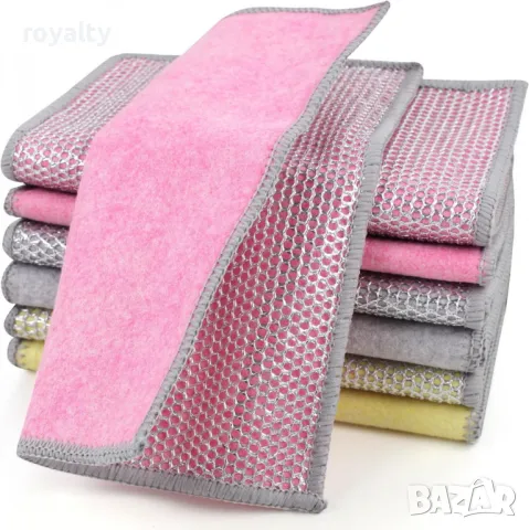 50 броя кухненски почистващи кърпи от стоманена вълна "Сребърна тел", снимка 6 - Други стоки за дома - 49173618