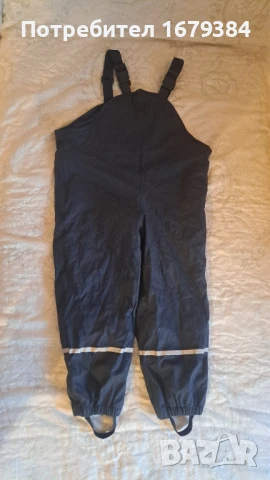 Детски гумиран панталон за дъжд Lupilu