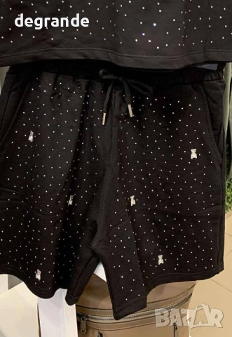 Комплекти с камъчета и мечета в бяло и черно, снимка 5 - Комплекти - 51099247