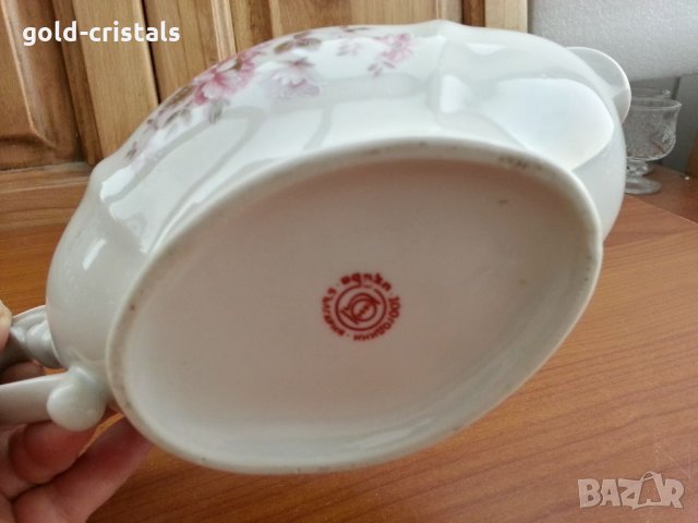 Стар български порцелан Изида  сосиера, снимка 4 - Антикварни и старинни предмети - 33962116