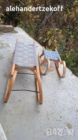 Дървена шейна шейни