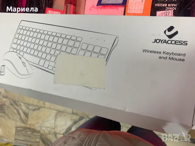Комплект Безжични Клавиатура и Мишка / Ултра Тънка Безжична Клавиатура, снимка 8 - Клавиатури и мишки - 48124768