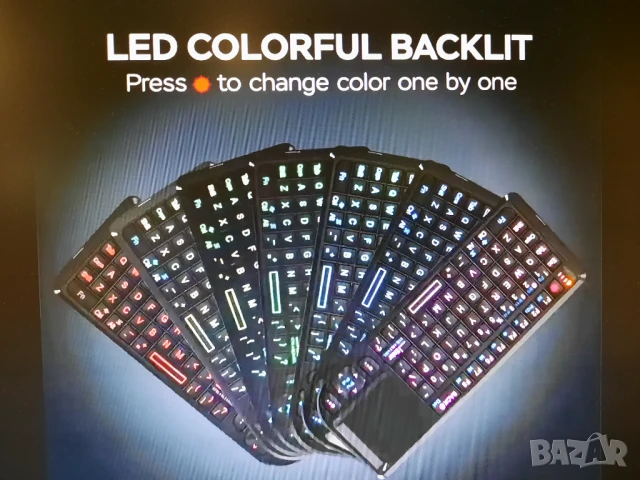 Безжични мини блутут клавиатури за смартфони и таблети + USB кабел, снимка 8 - Селфи стикове, аксесоари - 15649395