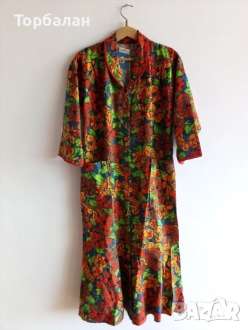 Винтидж пеньоар , снимка 2 - Рокли - 51453250