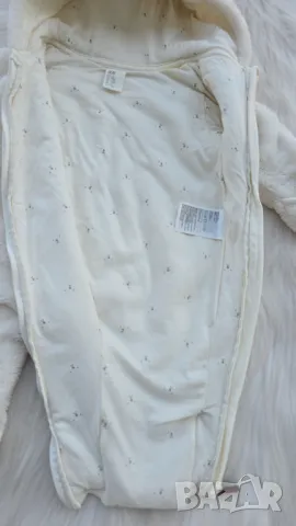 Пухен гащеризон с ушички H&M размер 56см., снимка 14 - Бебешки гащеризони - 48928745