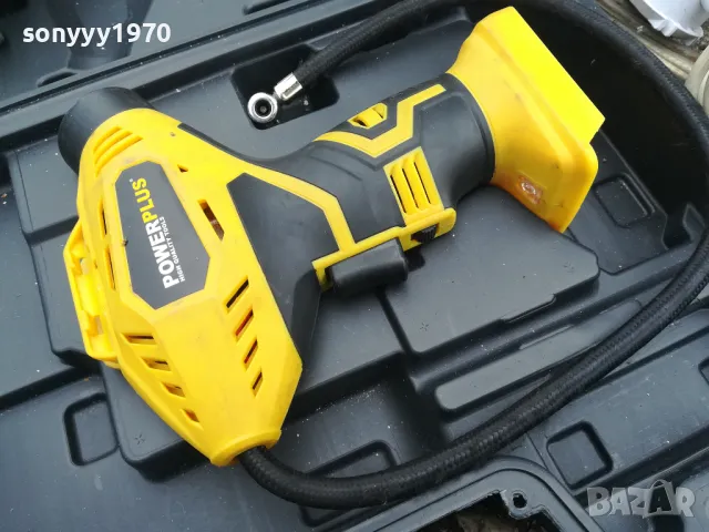 POWERPLUS-КОМПРЕСОР С МАРКУЧ И МАНОМЕТЪР 3103251616, снимка 6 - Компресори - 49711563