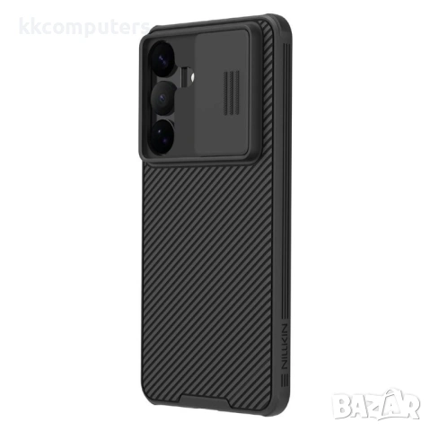 NILLKIN Camshield Pro за Samsung S26+ - PC+TPU, Плъзгащо капаче за камера, Черен, Вкл. Протектор, снимка 2 - Калъфи, кейсове - 53709858